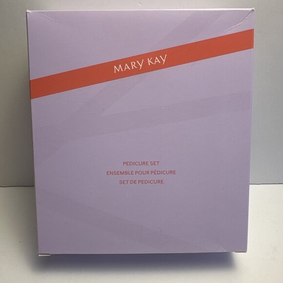 NIB Mary Kay Pedicure Set Foot Scrub Pumice Stone Mask Softener Kit Summer Care - Picture 1 of 6
